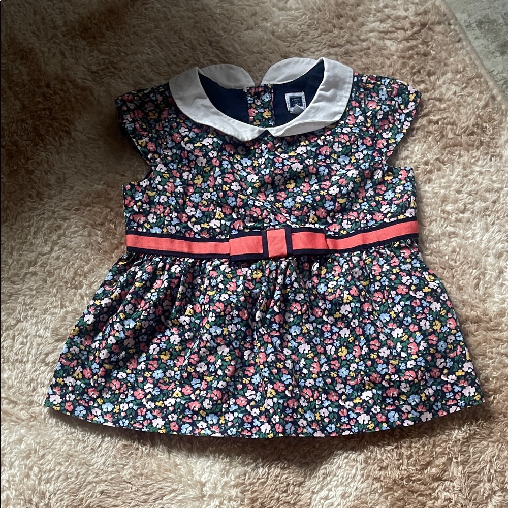 Janie and Jack Floral Peplum Top.